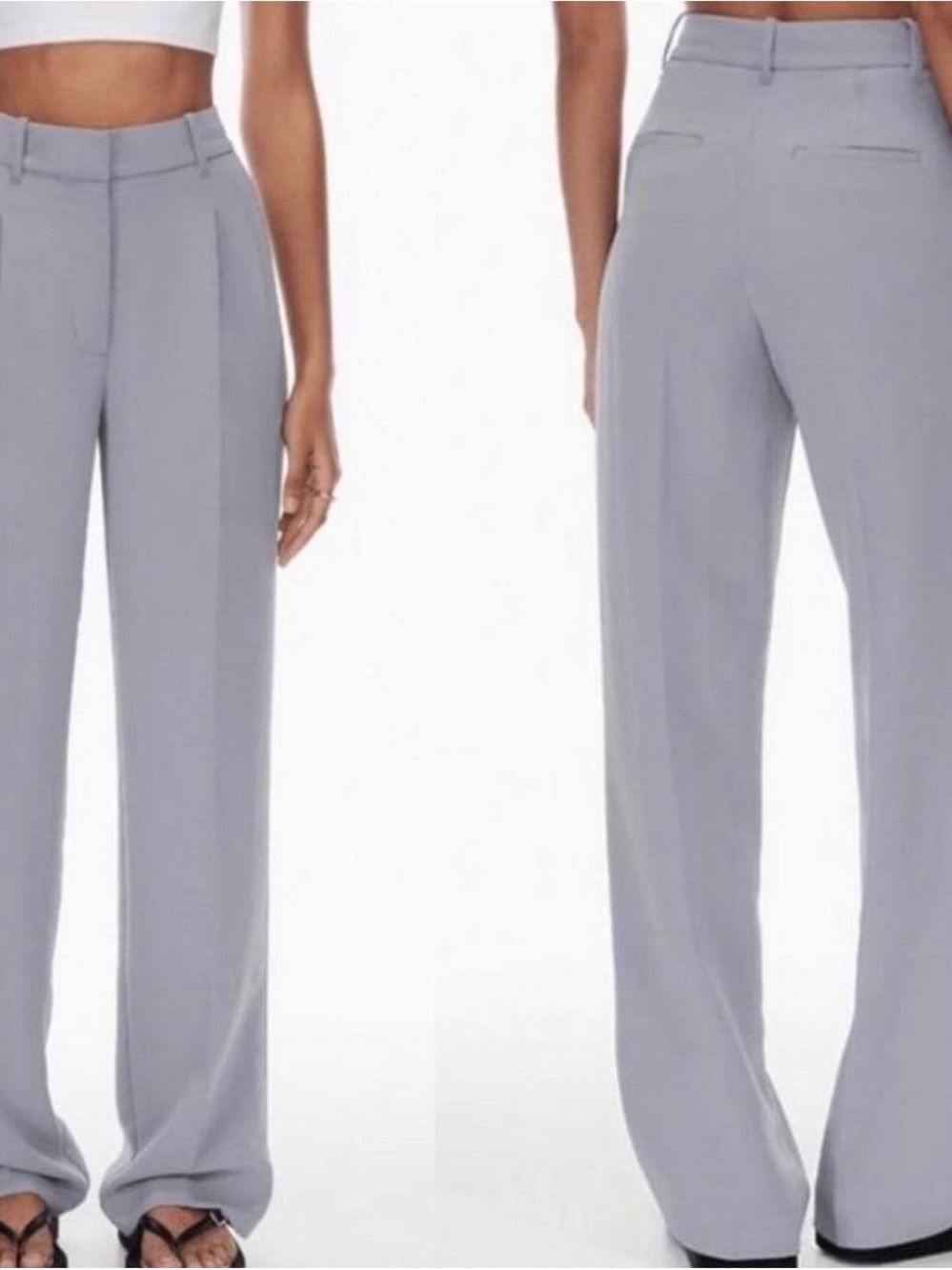 Aritzia Wildred Effortless Pants - Size 4 - Purple / Grey